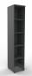 Preview: Regal TEN 5 OH, 40 cm breit onyxgrau